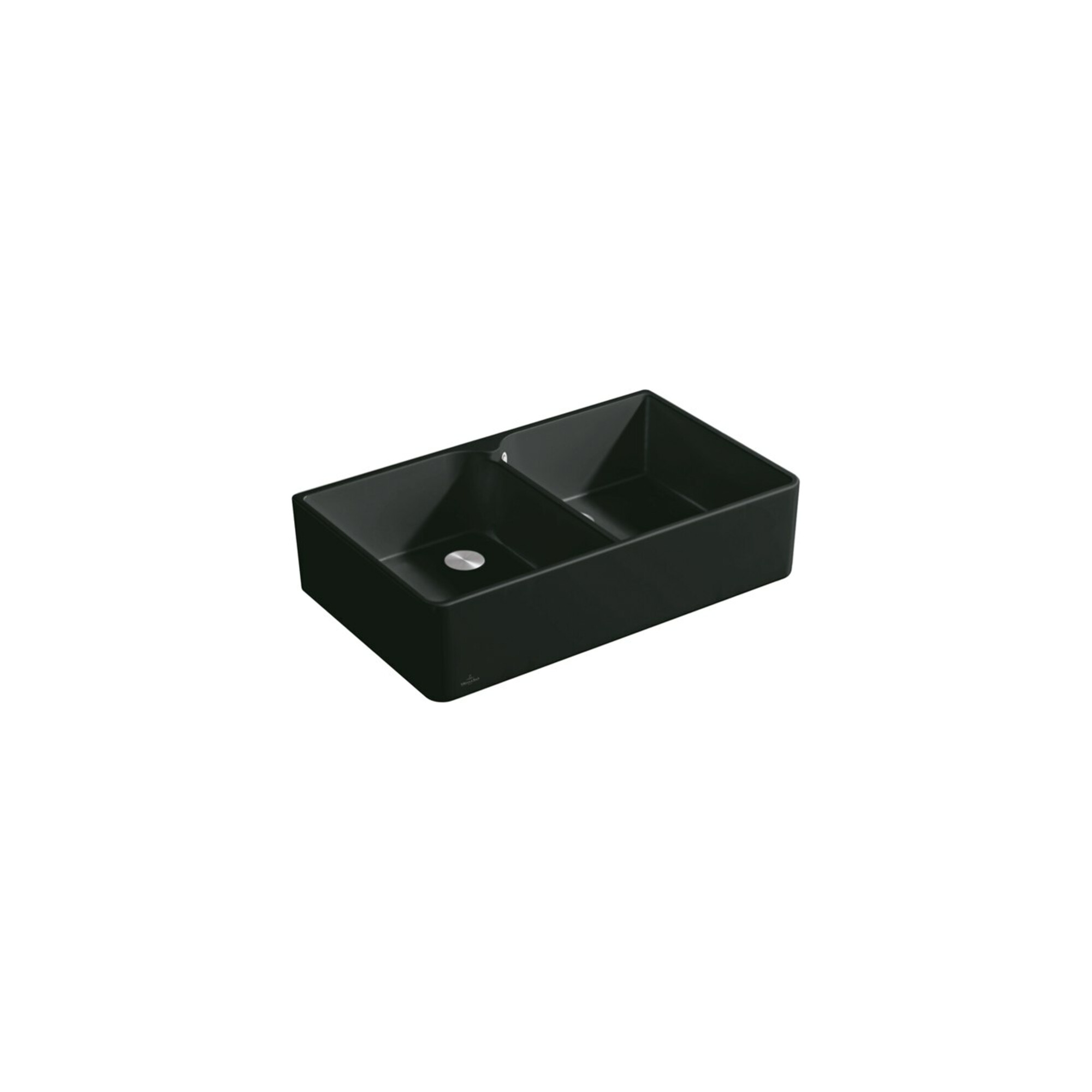 V&B Spülstein Doppelbecken 90 X Abl.garn m Hand., Spülb., we alp C-plus ; Villeroy & Boch