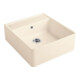 V&B Spülstein-Einzelbecken m Abl.garn, Exzenter, ivory CeramicPlus-1