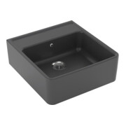 V&B Spülstein-Einzelbecken m Abl.garn, Hand., graphit CeramicPlus