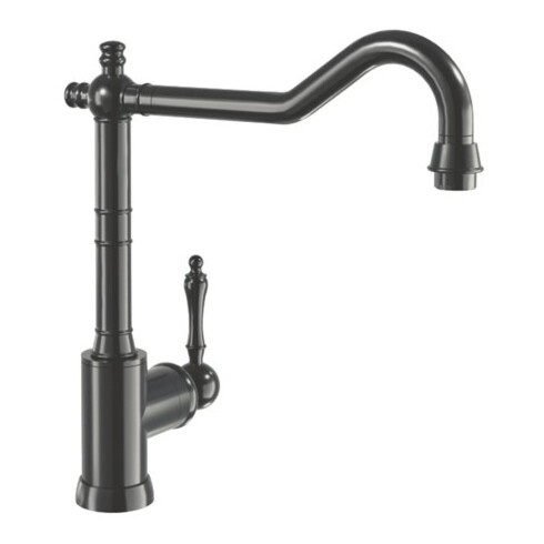 V&B Spültisch-Einhebelmischer Avia 2.0 11,2 l/m., flex. Schlauch, Anthracite