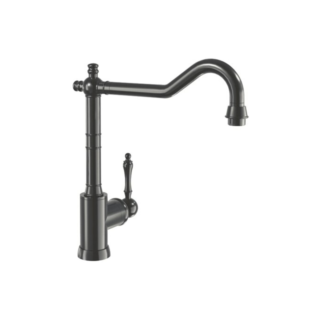 V&B Spültisch-Einhebelmischer Avia 2.0 11,2 l/m., flex. Schlauch, Anthracite