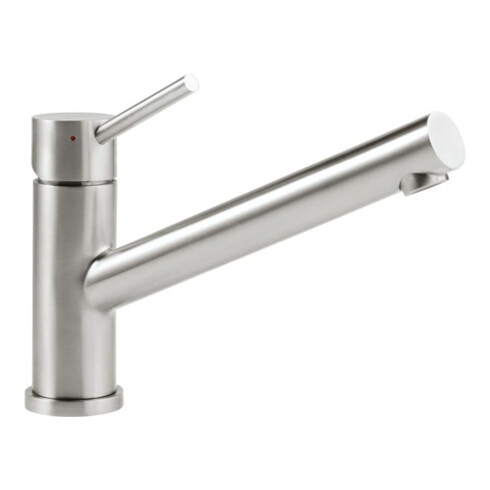 V&B Spültisch-Einhebelmischer Como ND, 12,5 l/m., flex. Schlauch, ES massiv