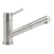 V&B Spültisch-Einhebelmischer Como Shower 12,6 l/min, ausziehbar, Edelstahl massiv-1