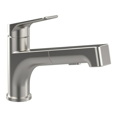V&B Spültisch-Einhebelmischer Junis Shower schwenkbarer Strahlregler, matt Black