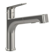 V&B Spültisch-Einhebelmischer Junis Sky Shower schwenkbarer Strahlregler, matt Black