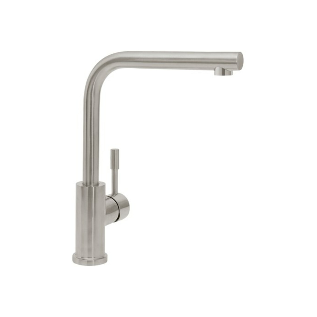 V&B Spültisch-Einhebelmischer Modern Steel 11,5 l/m., flex. Schlauch, ES massiv