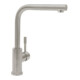 V&B Spültisch-Einhebelmischer Modern Steel ND, 11,9 l/m., flex. Schlauch, massiv-1
