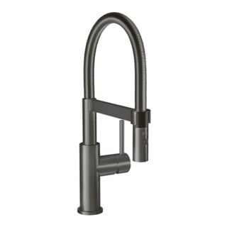 V&B Spültisch-Einhebelmischer Steel Expert Compact Umstellung Strahl/Brause, Anthracite