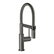 V&B Spültisch-Einhebelmischer Steel Expert Compact Umstellung Strahl/Brause, Anthracite