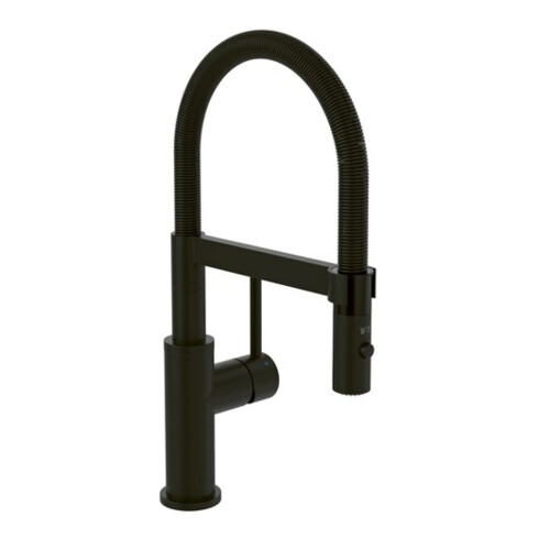 V&B Spültisch-Einhebelmischer Steel Expert Compact Umstellung Strahl/Brause, matt Black