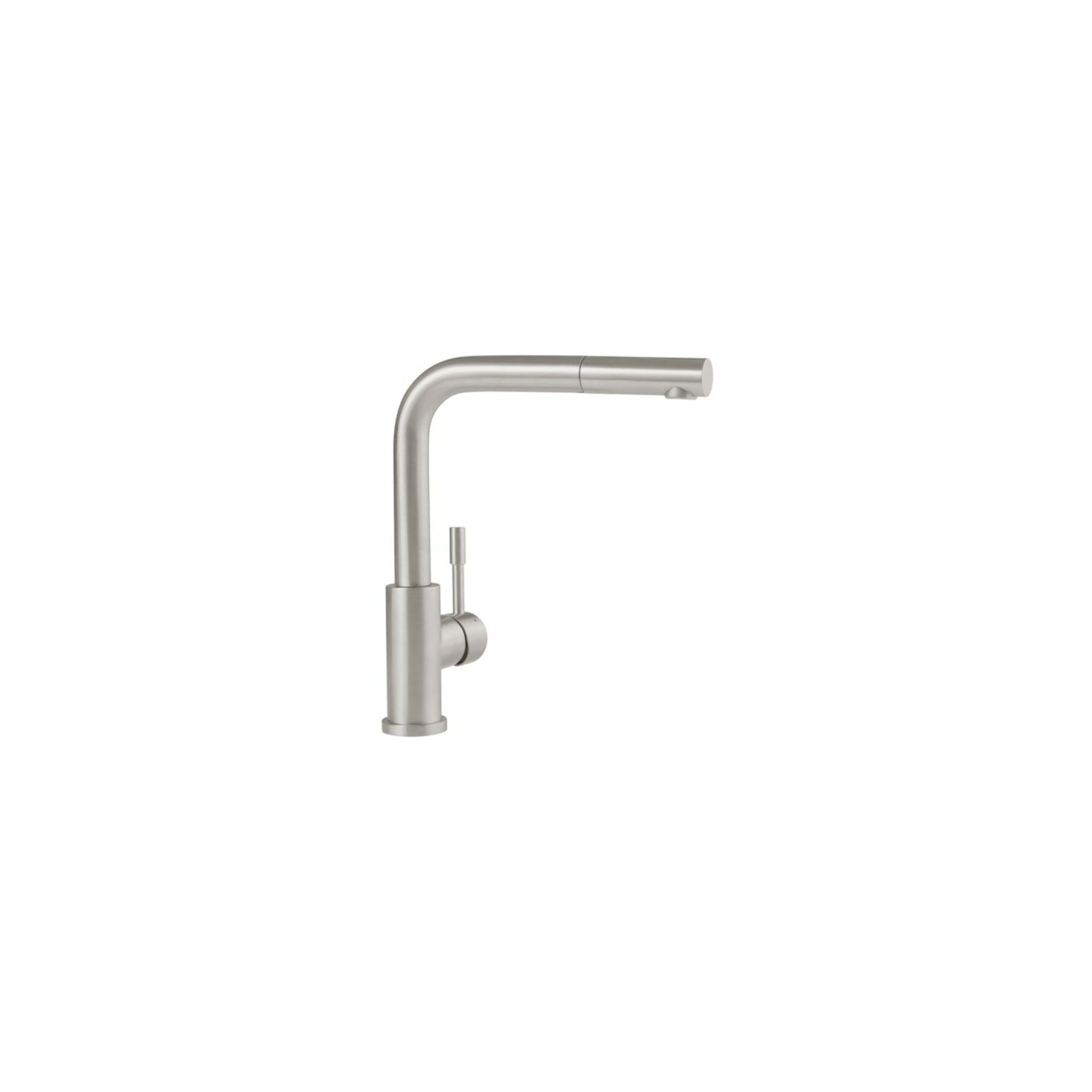 V&B Spültisch-Einhebelmischer Steel Shower 11,7 l/min, ausziehbar, Edelstahl massiv ; Villeroy & Boch