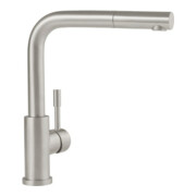 V&B Spültisch-Einhebelmischer Steel Shower 11,7 l/min, ausziehbar, matt Black