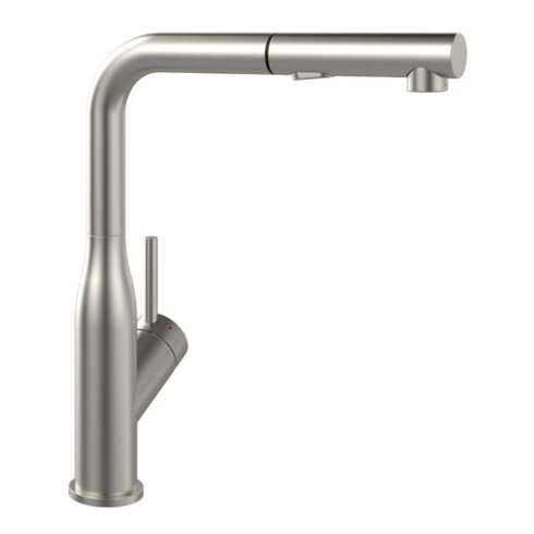 V&B Spültisch-Einhebelmischer Subway Style Shower ausziehbar, Edelstahl massiv