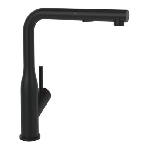 V&B Spültisch-Einhebelmischer Subway Style Shower ausziehbar, matt Black