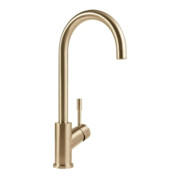 V&B Spültisch-Einhebelmischer Umbrella 16 l/m., flex. Anschlussschläuche, gold