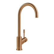 V&B Spültisch-Einhebelmischer Umbrella 16 l/m., flex. Schlauch, bronze