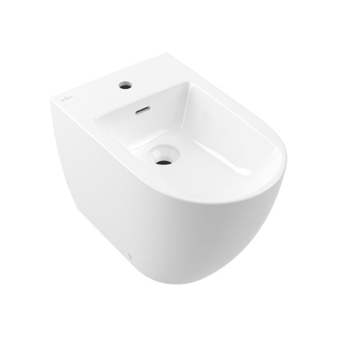 V&B Stand-Bidet Subway 3.0 37x59,5cm, 1 Hahnl., mit Überlauf, weiß