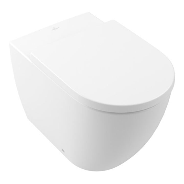 V&B Stand-WC, cuvette profonde TwFl Subway 3.0 37x60cm, sans rebord, blanc pierre C-plus