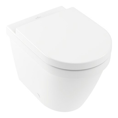 V&B Stand-WC, Tiefspüler Architectura 37x54cm, randlos, D-Flush, weiß C-plus