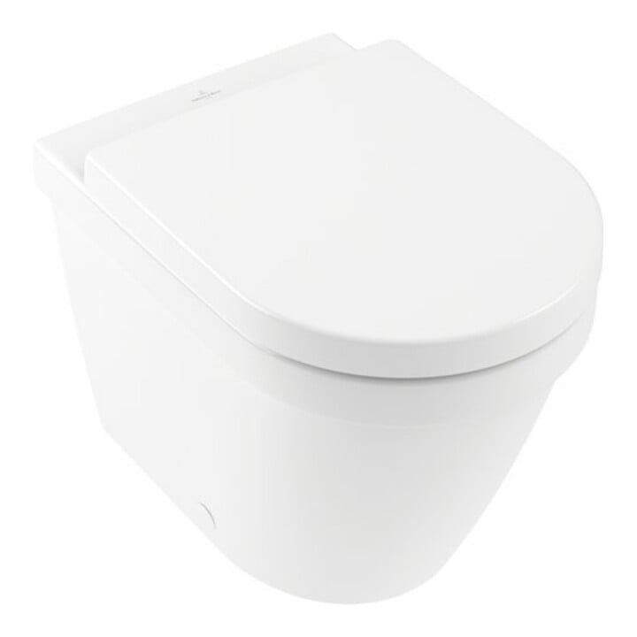 V&B Stand-WC, Tiefspüler Architectura 37x54cm, spülrandlos, DirectFlush, weiß