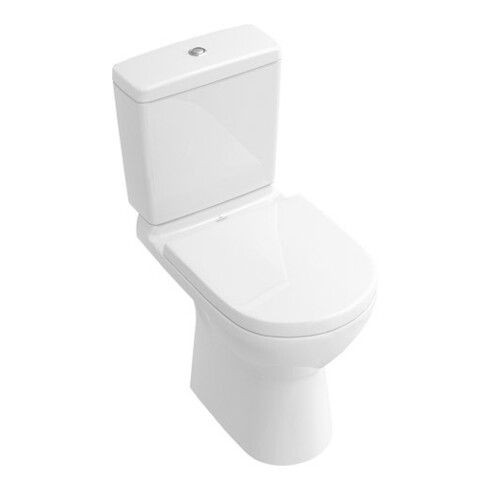 V&B Stand-WC, Tiefspüler O.NOVO 36x67cm, f Kombi, Abgang senkrecht, weiß