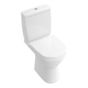 V&B Stand-WC, Tiefspüler O.NOVO Compact 36x60,5cm, Abg wa., r.los, D-Flush, w C+