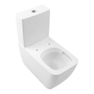 V&B Stand-WC, Tiefspüler VENTICELLO 37,5x70cm, f Kombi, randlos, weiß C-plus