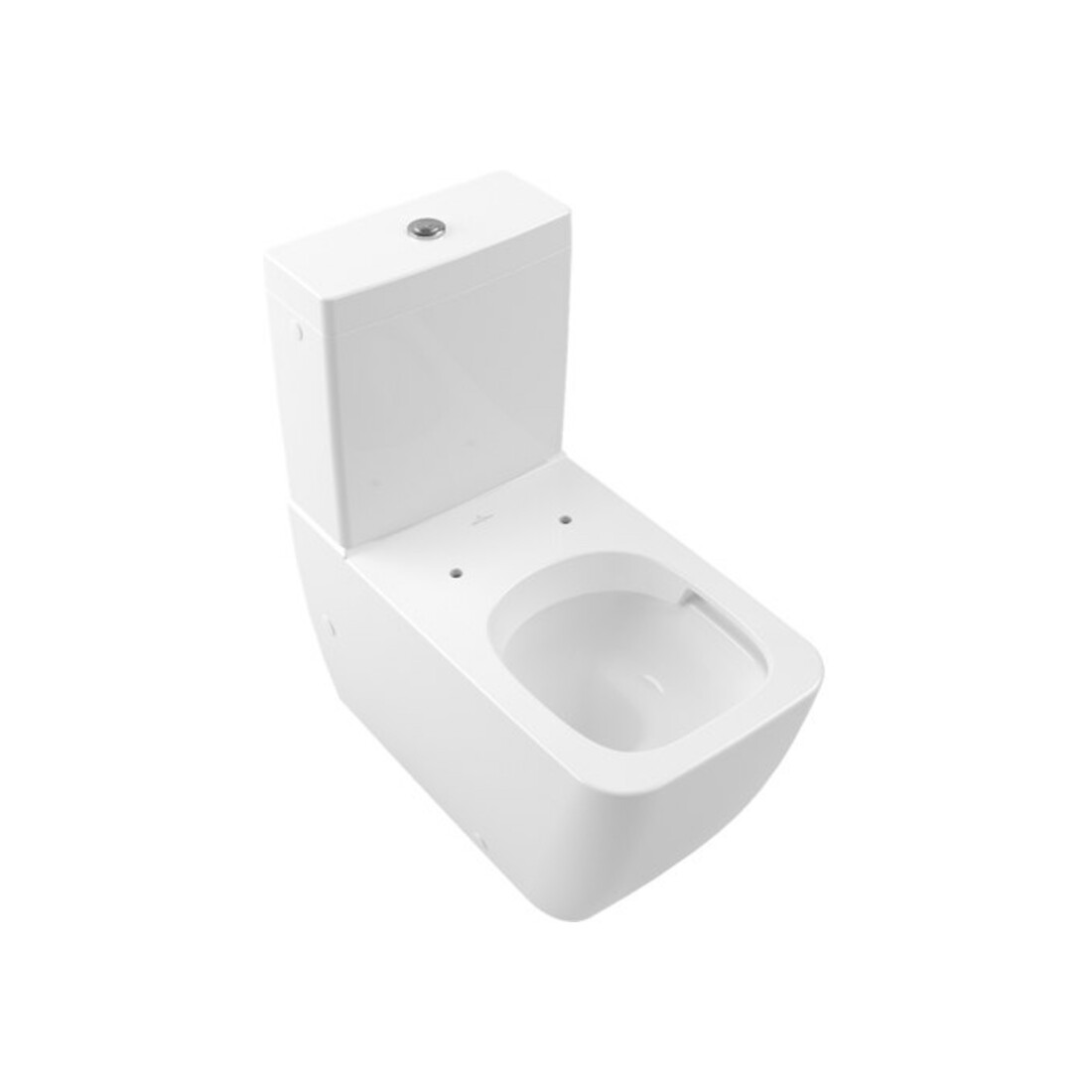 V&B Stand-WC, Tiefspüler VENTICELLO 37,5x70cm, f Kombi, randlos, weiß C-plus