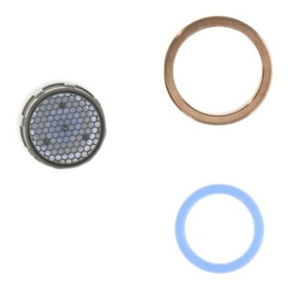 V&B Strahlregler 30x30mm, mit Dichtung, Bronze
