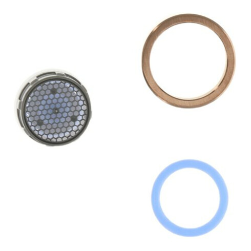V&B Strahlregler 30x30mm, mit Dichtung, Bronze