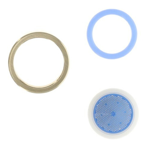 V&B Strahlregler 30x30mm, mit Dichtung, Gold matt