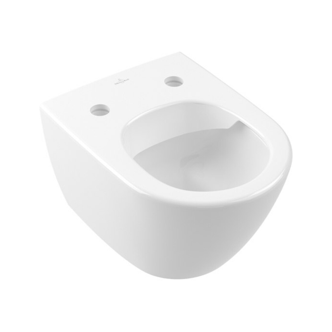 V&B Subway 2.0 Compact WC suspendu, cuvette à chasse profonde 35,5x48cm, D-Flush, évac. horizontale, blanc