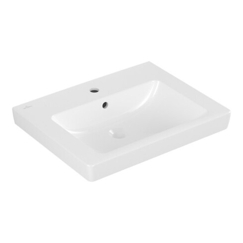 V&B Subway 2.0 Lavabo 60x47 cm, mit HL, trop-plein, blanc C-plus
