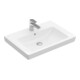 V&B Subway 2.0 lavabo 65x47 cm, avec trou de robinet, trop-plein, blanc-1
