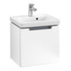 V&B Subway 2.0 Meuble sous lavabo 44x42x35,2 cm, poignée chrome, blanc mat-3