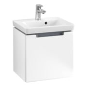 V&B Subway 2.0 Meuble sous lavabo 44x42x35,2 cm, poignée chrome, blanc mat-3