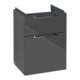 V&B Subway 2.0 Meuble sous-lavabo 44x59x35,2cm, poignée chrome, gris brillant-4