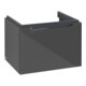 V&B Subway 2.0 Meuble sous-lavabo 58,7x42x45,4 cm, poignée chrome, gris brillant-3