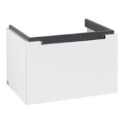 V&B Subway 2.0 Meuble sous lavabo 63,7x42x45,4 cm, poignée chrome, blanc mat-3