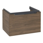 V&B Subway 2.0 Meuble sous lavabo 63,7x42x45,4cm, Poignée chrome, chêne Arizona