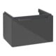 V&B Subway 2.0 Meuble sous lavabo 63,7x42x45,4cm, poignée chrome, gris brillant-4