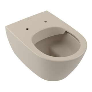 V&B Subway 2.0 WC mural, cuvette suspendue 37x56cm, D-Flush, sans rebord, amande C-plus