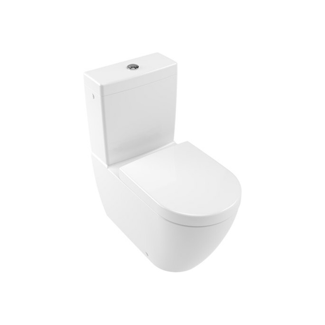 V&B Subway 2.0 WC sur pied, cuvette à chasse profonde 37x70cm, D-Flush, sans rebord, pour combinaison, blanc