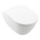 V&B Subway 2.0 WC suspendu, cuvette à chasse profonde 37x56 cm, D-Flush, sans rebord, blanc A-bac C+-1