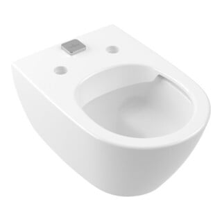 V&B Subway 2.0 WC suspendu, cuvette à chasse profonde 37x56cm, DirectFlush, sans rebord, blanc