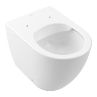 V&B Subway 2.0 WC suspendu, cuvette à chasse profonde 37x56cm, sans rebord, évacuation horizontale, blanc
