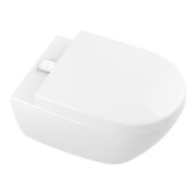 V&B Subway 2.0 WC suspendu, cuvette profonde 37x56cm, D-Flush, sans rebord, blanc C-plus