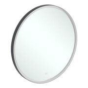 V&B Subway 3.0 A-Ra Miroir rond 71,2x71,2x4,5 cm noir mat/we ma