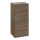 V&B Subway 3.0 Armoire latérale 40x86x36,2 cm, porte R/Gr alu brillant, Ariz. Oa-1