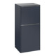 V&B Subway 3.0 Armoire latérale 40x86x36,2 cm, porte R/Gr alu brillant, bleu marine-1